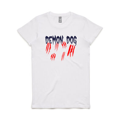 Demon Dog Womens Regular Fit Claw Tee Thumbnail