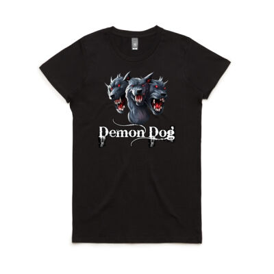Demon Dog Womens 3 Dogs Tee Thumbnail